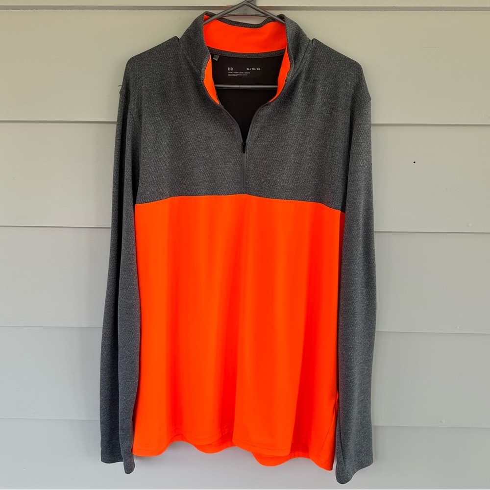 MENS- 1/4 zip pullover EUC, XL, “Loose”.